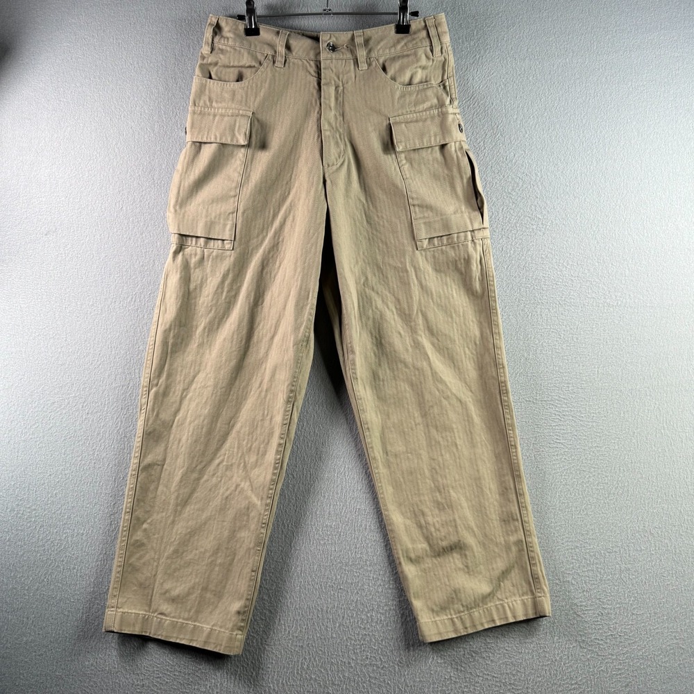 Nike‎ Pants Mens 30x29 Beige HBT Herringbone Twill Military Cargo Pants Cotton
